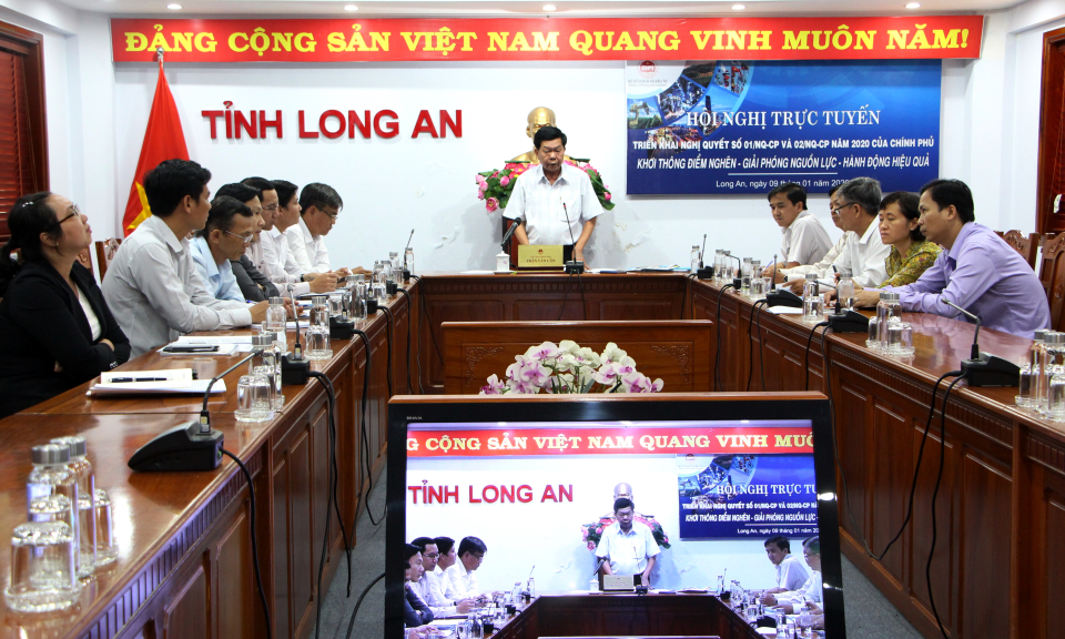 Hội nghị trực tuyến triển khai nghị quyết số 01 và 02 của Chính phủ