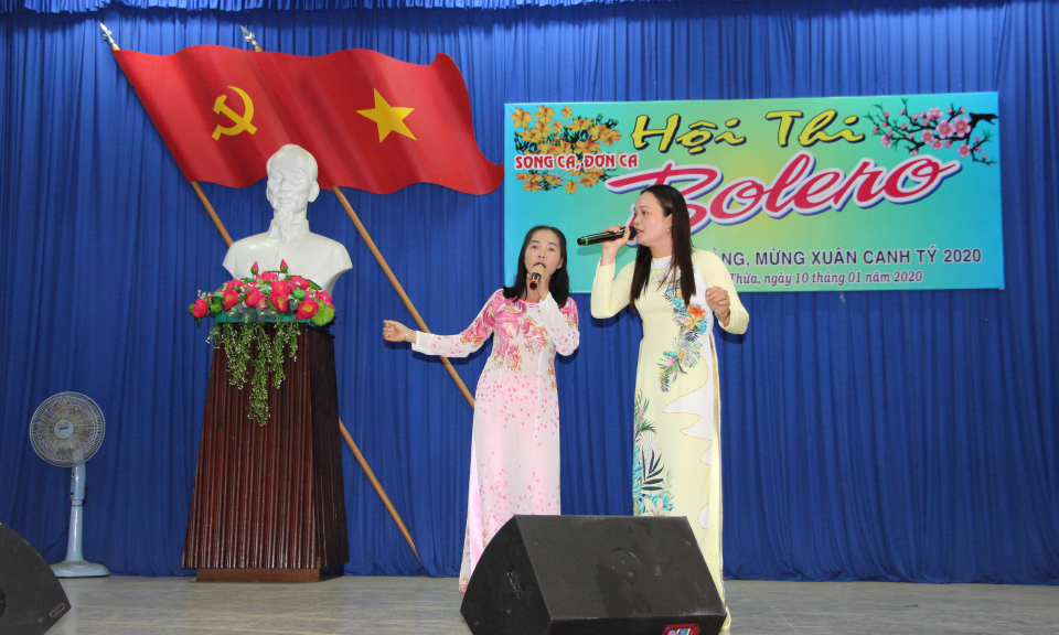 Hội thi đơn ca, song ca Bolero huyện Thủ Thừa năm 2020