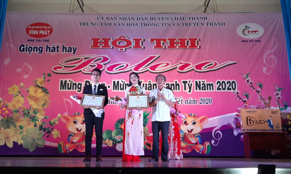 Châu Thành: Hội thi giọng hát hay Bolero mừng Đảng, mừng xuân Canh Tý năm 2020