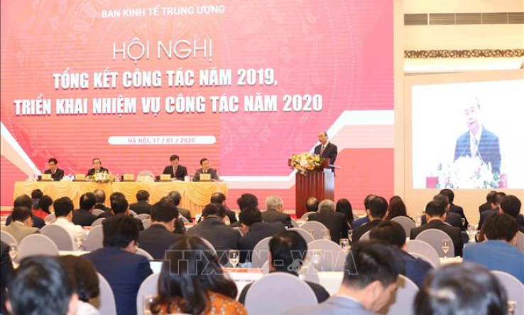 Thủ tướng dự Hội nghị triển khai nhiệm vụ công tác năm 2020 của Ban Kinh tế Trung ương