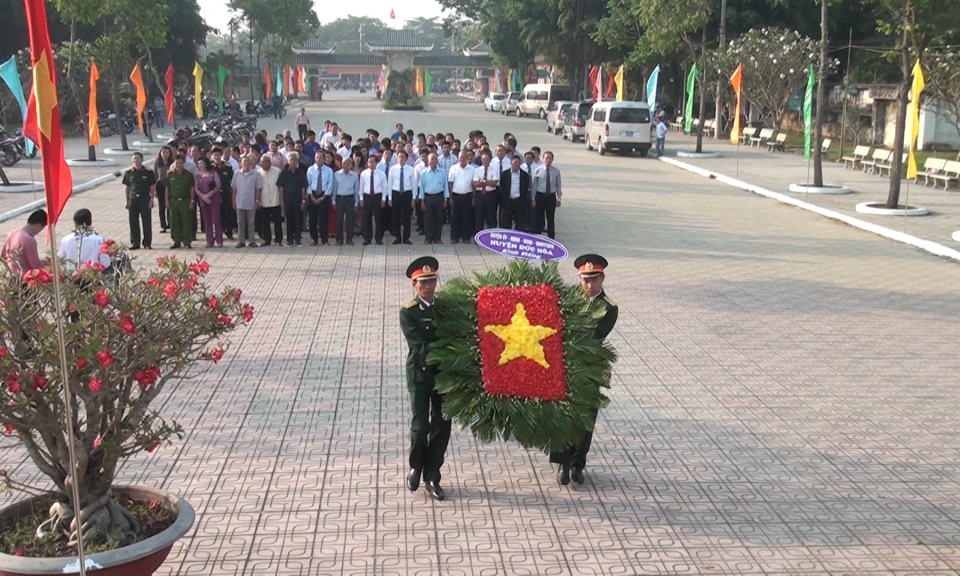 Viếng nơi thành lập chi bộ Đảng đầu tiên Đức Hòa
