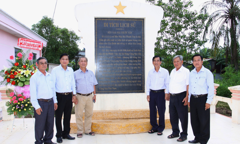 Phước Vân-nơi thành lập chi bộ Đảng cộng sản đầu tiên ở Cần Đước