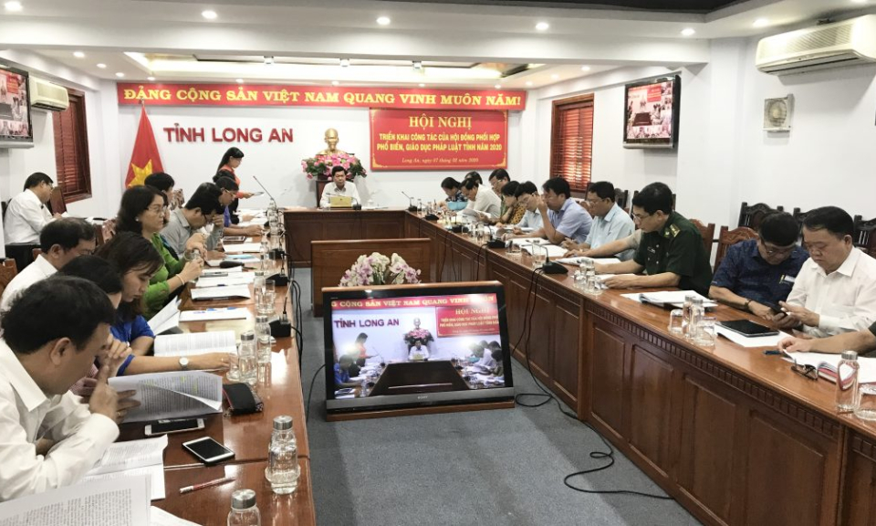 UBND Tỉnh triển khai công tác phổ biến, giáo dục pháp luật năm 2020.