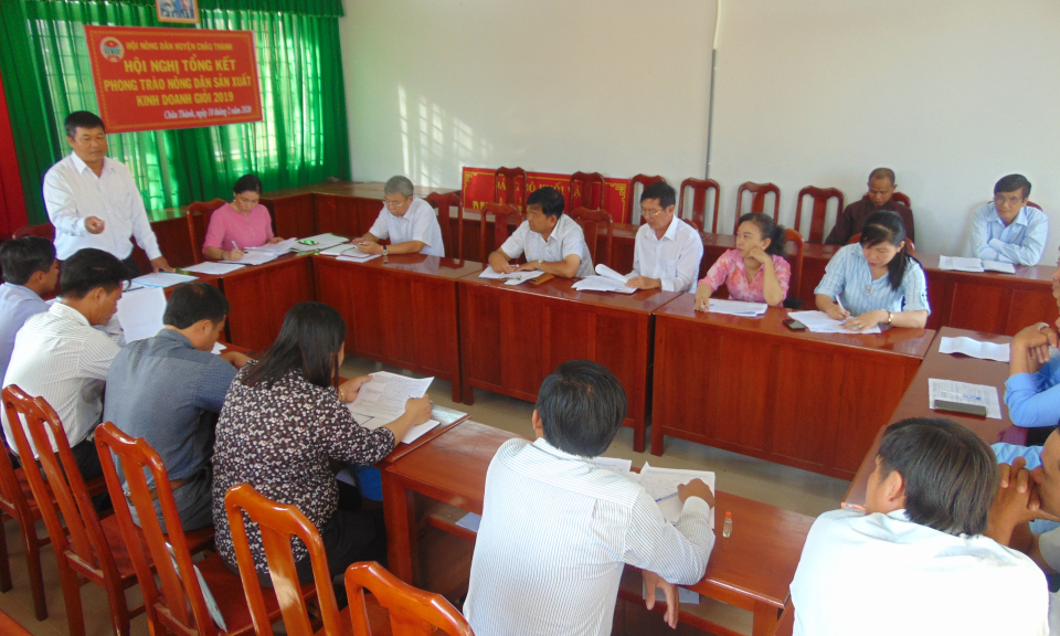 Châu Thành: Tổng kết phong trào sản xuất kinh doanh giỏi năm 2019