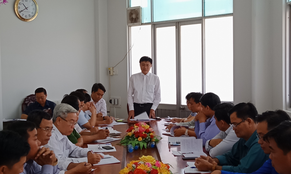 Đức Huệ: Họp Ban chỉ đạo phòng, chống dịch bệnh Corona