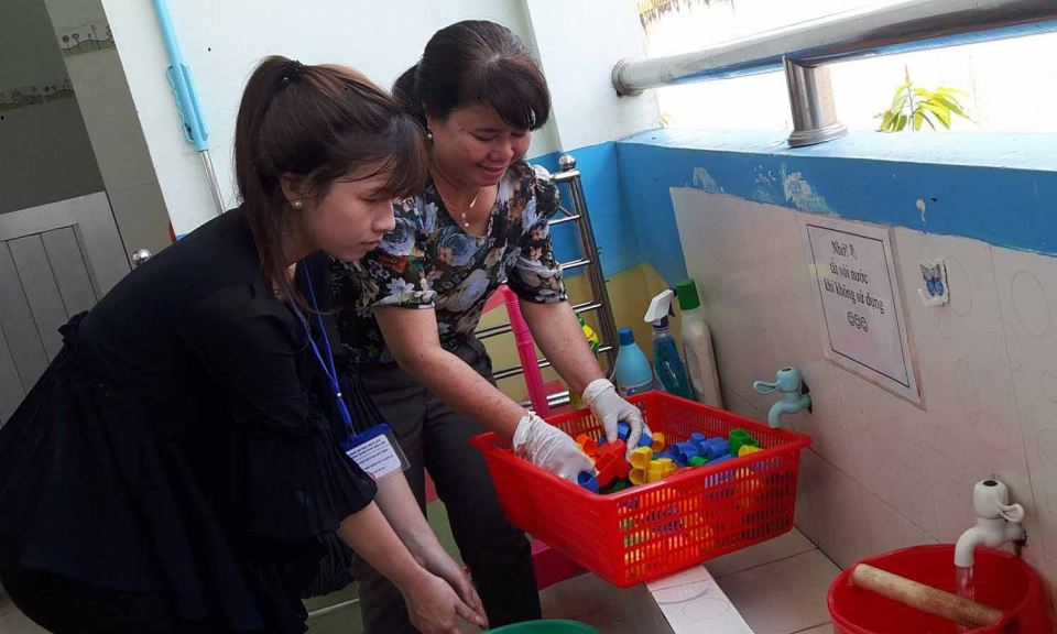 Bến Lức: Sẵn sàng đón học sinh trở lại trường