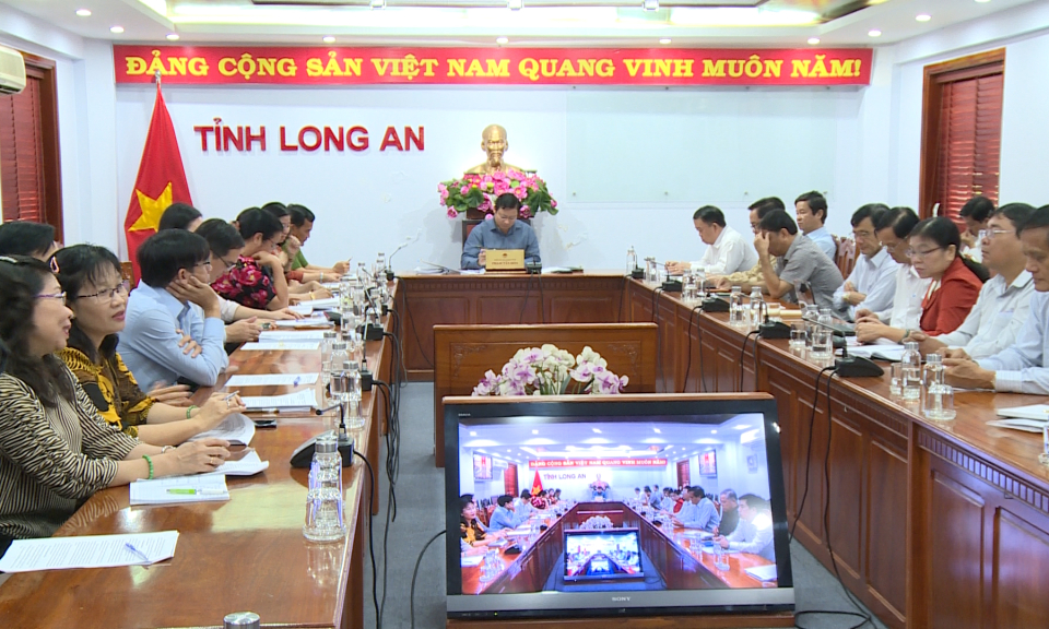 Hội nghị trực tuyến về công tác phòng, chống dịch CoVid -19