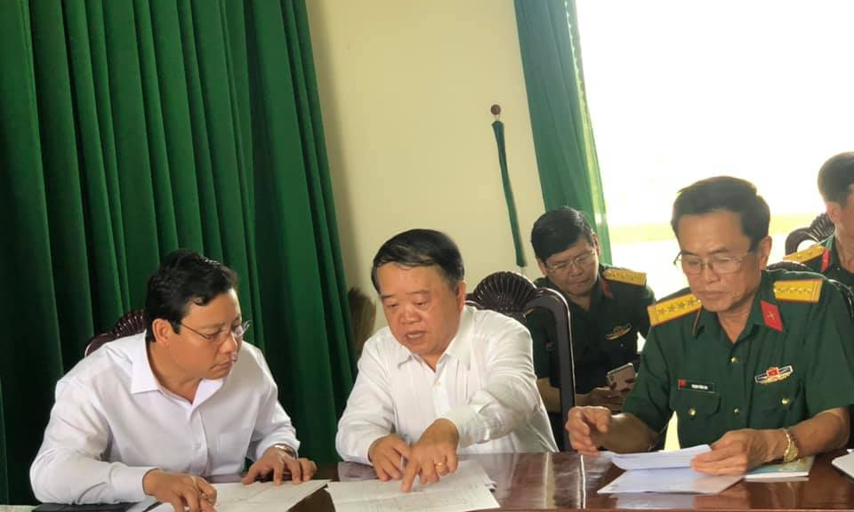 Long An: Khảo sát thành lập Bệnh viện dã chiến tại Bến Lức