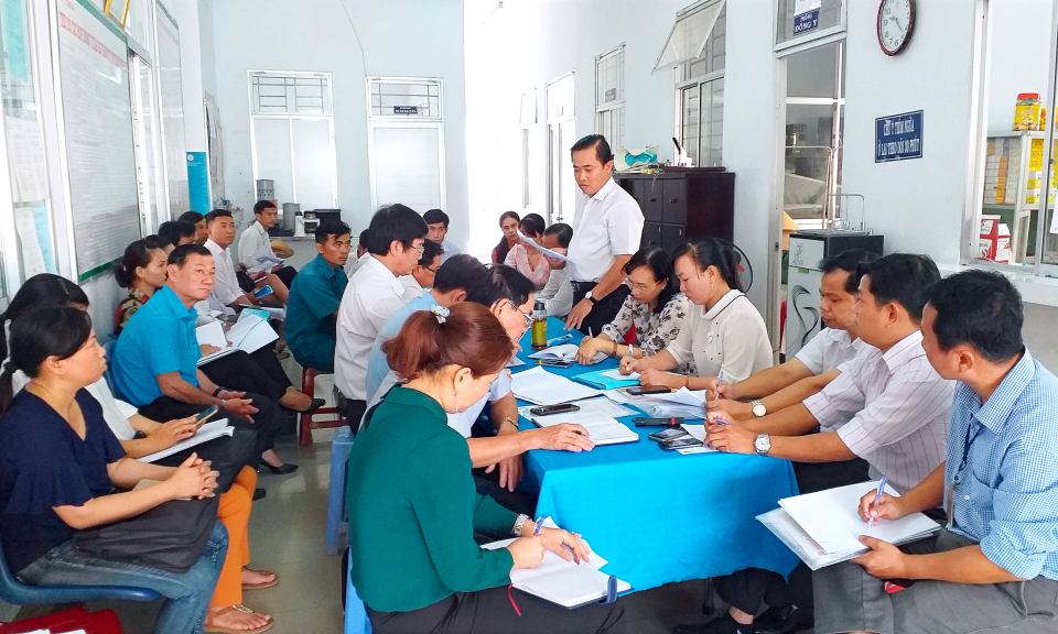 Tân Thạnh: Kiểm tra công tác phòng chống dịch bệnh Covid-19