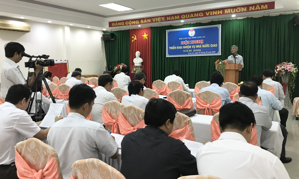 Hội Luật gia Tỉnh Long An triển khai công tác năm 2020.