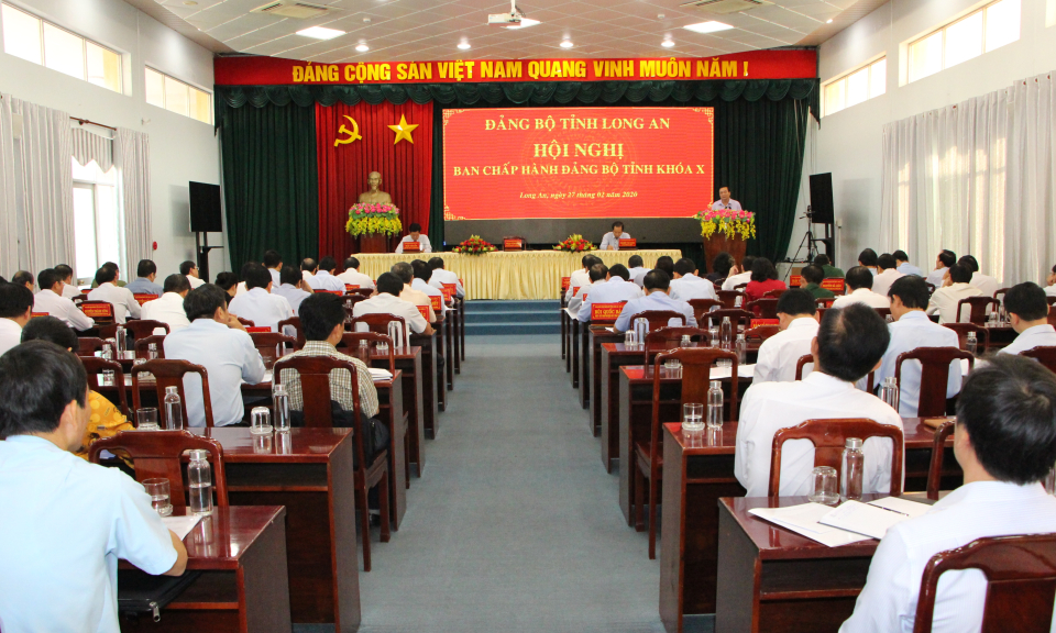 Hội nghị đột xuất Ban chấp hành đảng bộ tỉnh khóa X