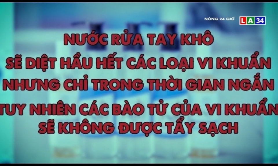 Nước rửa tay khô – sử dụng như thế nào cho an toàn?