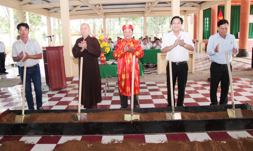 Cần Đước: Khởi công xây dựng Đình Vạn Phước xã Mỹ Lệ