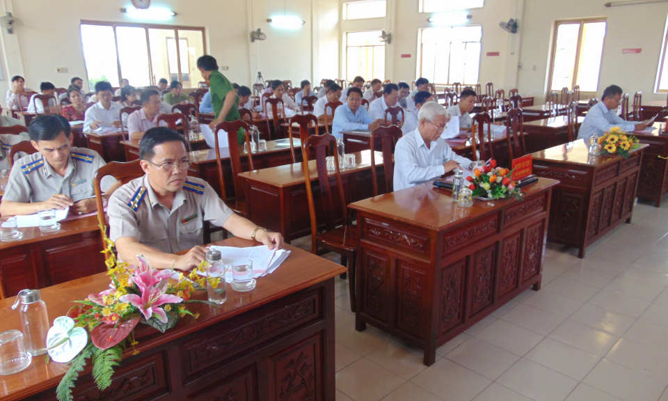 Châu Thành: Triển khai đợt cao điểm thi hành án dân sự năm 2020