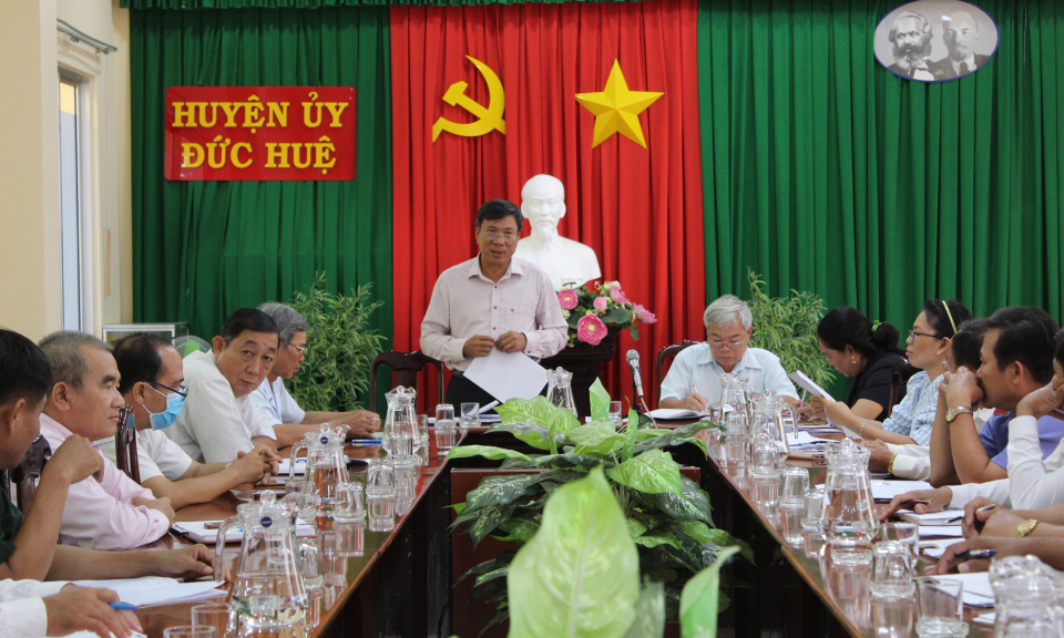 Đức Huệ: Triển khai phong trào thi đua Dân vận khéo năm 2020