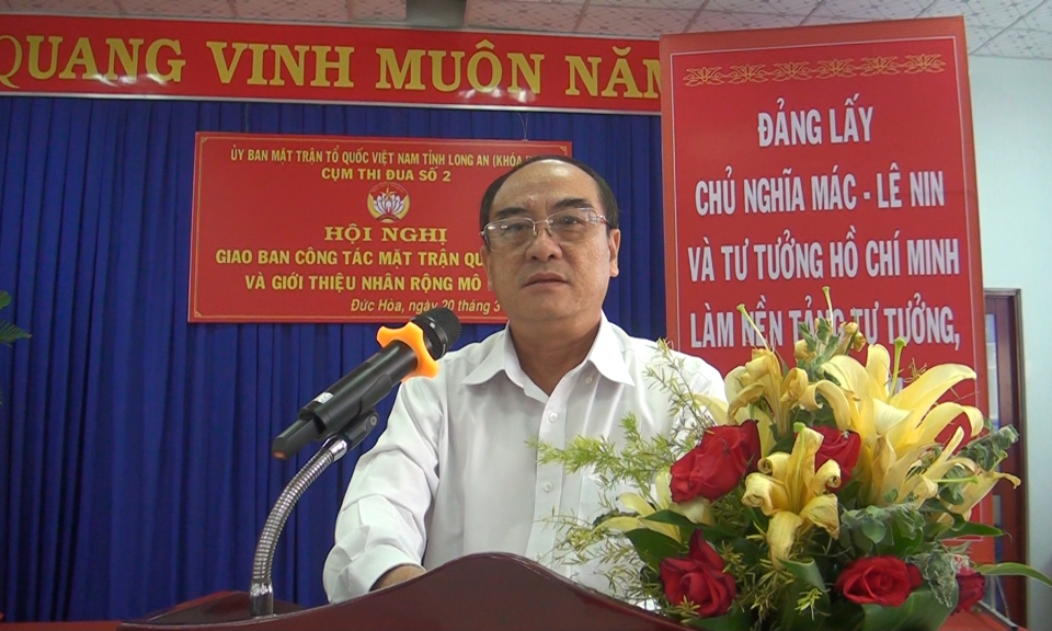 Hội nghị giao ban công tác Mặt trận quý I/2020