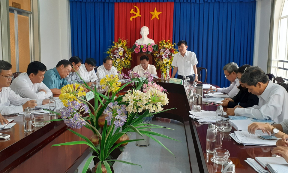 Kiểm tra công tác chuẩn bị tổ chức Đại hội Đảng tại Tân Hưng