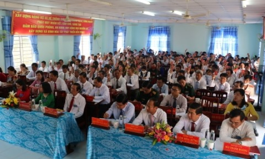 Mộc Hóa: Tổ chức thành công Đại hội Đảng bộ xã Bình Hòa Tây, nhiệm kỳ 2020-205