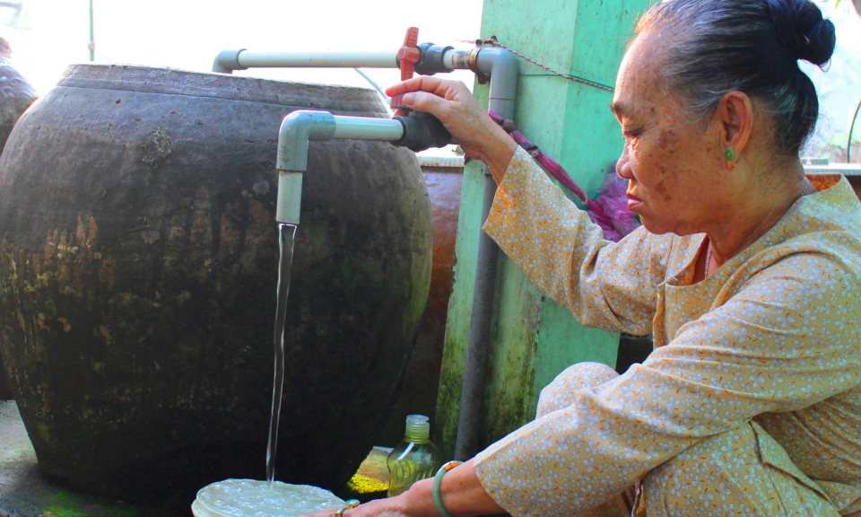 Cần Đước: Cung cấp đủ nước sinh hoạt cho dân trong mùa khô năm 2020