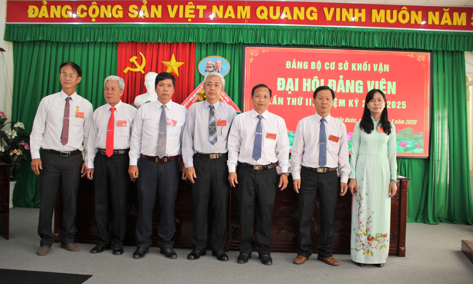 Đảng bộ cơ sở Khối Vận huyện Cần Đước Đại hội lần thứ II nhiệm kỳ 2020-2025