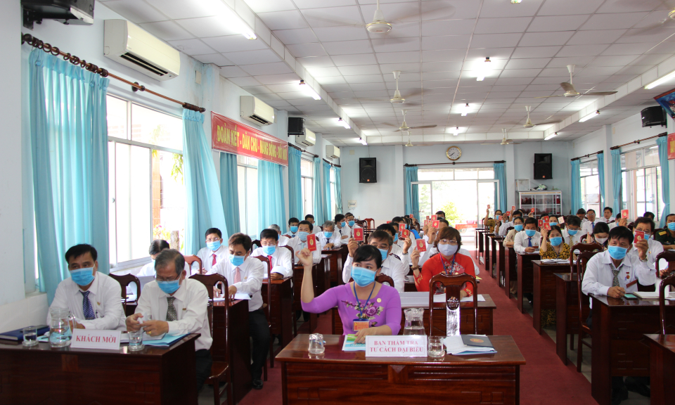 Thủ Thừa: Đại hội đảng viên Đảng bộ khối vận lần thứ II, nhiệm kỳ 2020-2025
