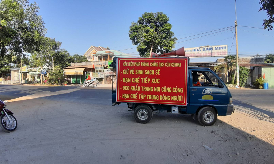 Cần Giuộc: Tăng cường công tác tuyên truyền phòng chống dịch bệnh Covid-19