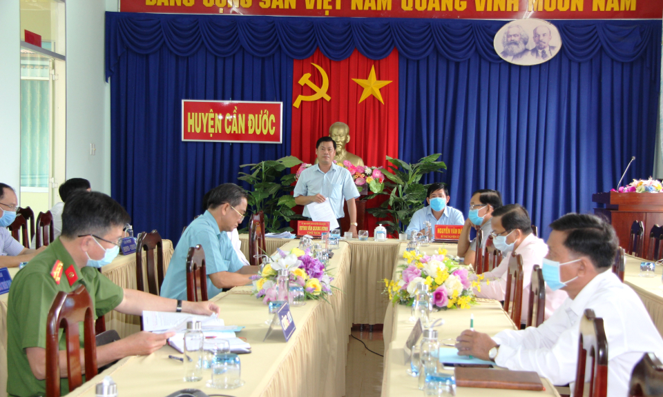 Cần Đước: Đề ra nhiều biện pháp tiếp tục phòng chống dịch Covid-19