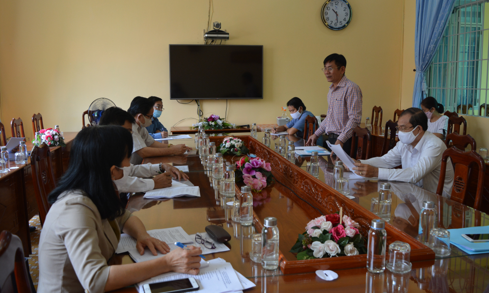 Kiểm tra công tác phòng chống dịch Covid-19 tại huyện Cần Giuộc