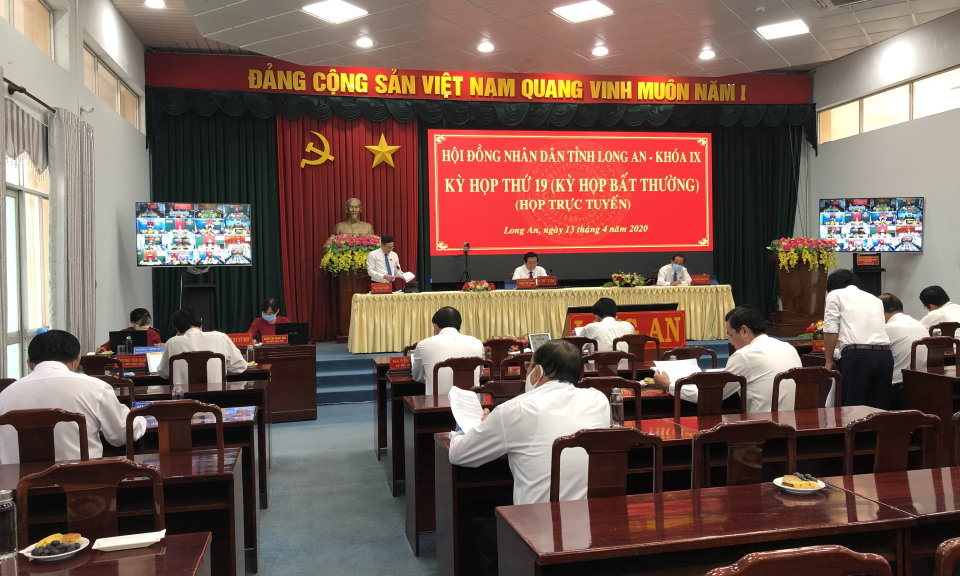 Kỳ họp 19 HĐND Tỉnh Long An khoá 9 thông qua 25 nghị quyết