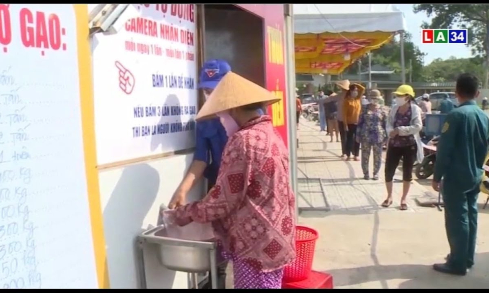 Long An có 10 máy &#8220;ATM gạo&#8221; hỗ trợ người dân