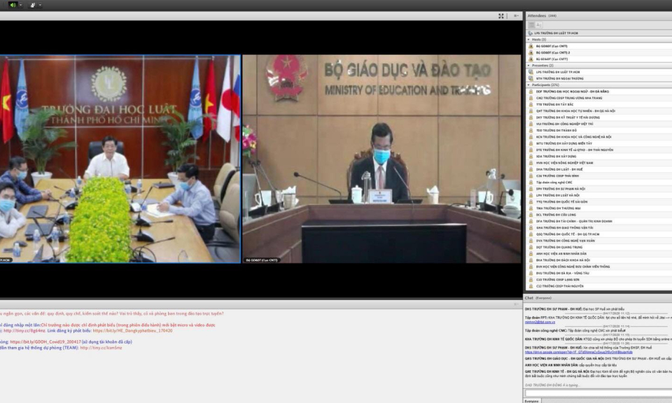 Hướng tới công nhận một phần dạy và học trực tuyến trong đào tạo đại học chính quy