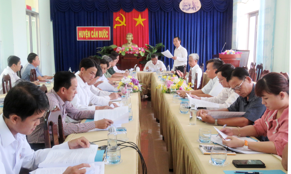 Cần Đước: Tập trung tổ chức bầu cử trưởng ấp-khu phố nhiệm kỳ 2020-2025