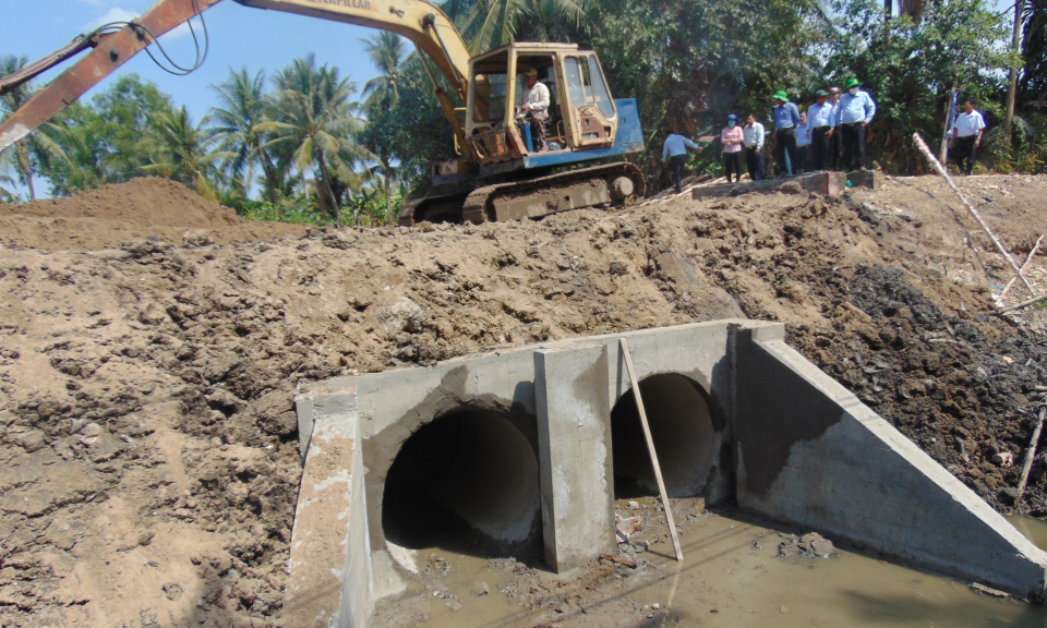 Châu Thành: Kiểm tra các công trình xây dựng cơ bản năm 2020
