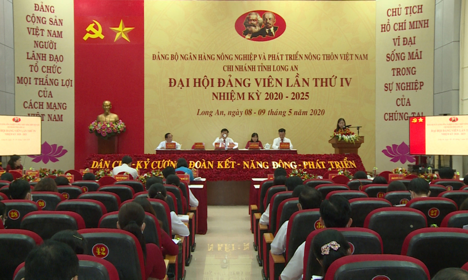 Đảng bộ cơ sở Ngân hàng Nông nghiệp và Phát triển Nông thôn tỉnh đại hội đại biểu lần thứ IV, nhiệm kì 2020-2025