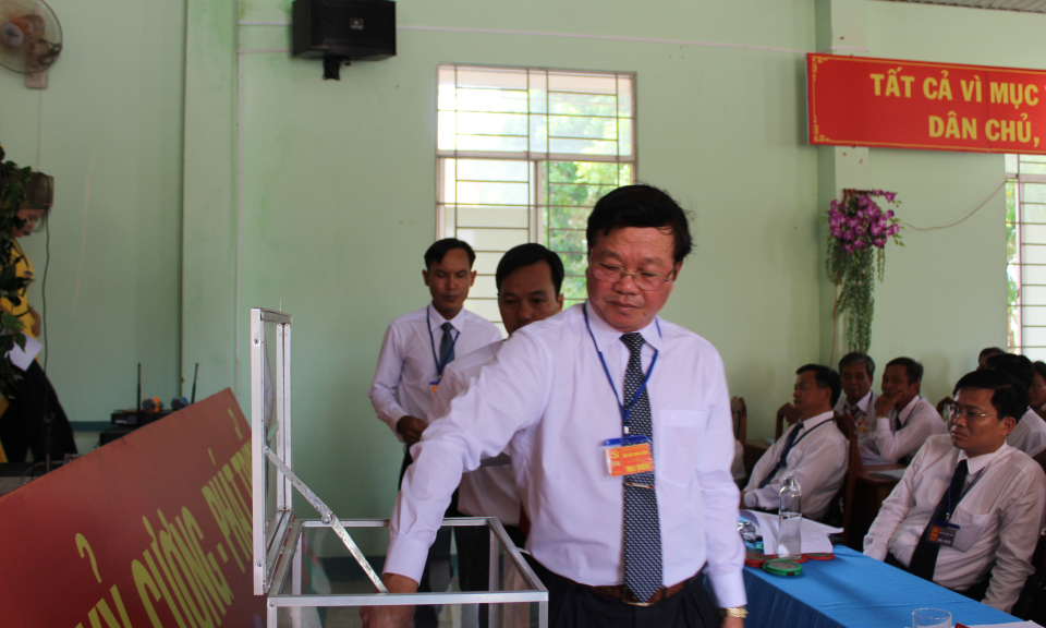Đại hội Đảng viên Đảng bộ xã Mỹ Thạnh Đông lần thứ XII nhiệm kỳ 2020-2025