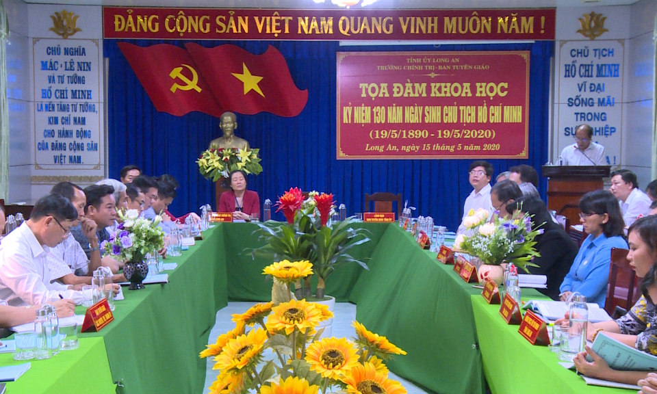 Tọa đàm khoa học kỷ niệm 130 năm Ngày sinh Chủ tịch Hồ Chí Minh (19/5/1890-19/5/2020).