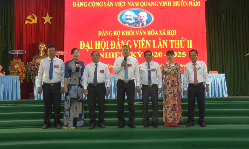 Đại hội đại biểu đảng viên khối Văn hóa &#8211; xã hội huyện Đức Hòa lần II, nhiệm kỳ 2020-2025