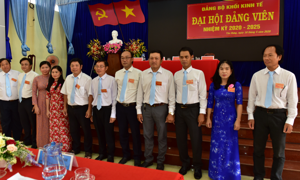 Tân Hưng: Đảng bộ khối kinh tế đại hội đảng viên lần thứ II, nhiệm kỳ 2020-2025