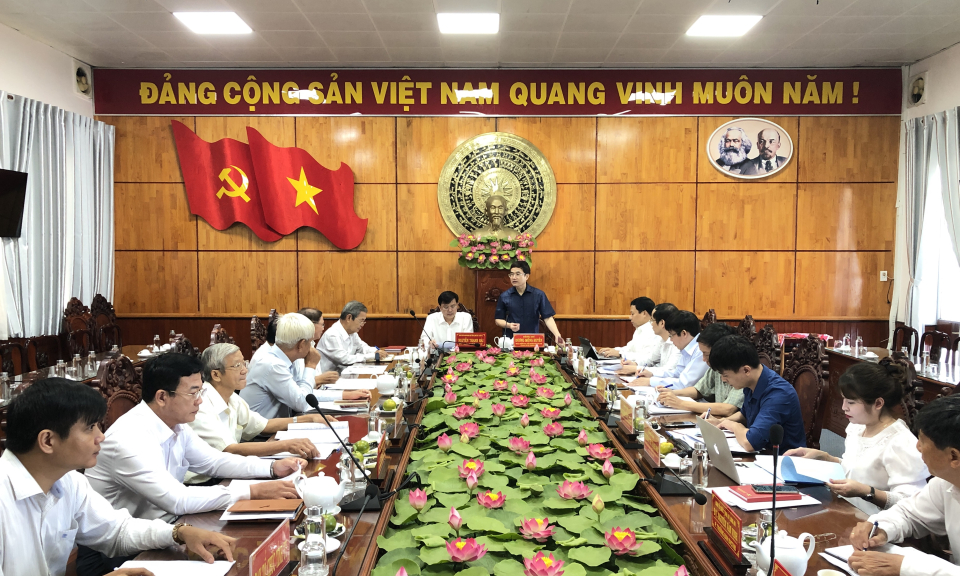Ban tổ chức Trung ương làm việc tại tỉnh Long An