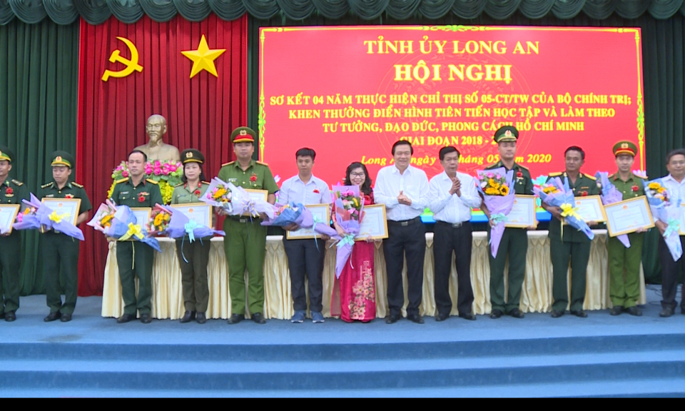 Tỉnh ủy Long An sơ kết 4 năm thực hiện Chỉ thị số 05-CT/TW của Bộ Chính trị