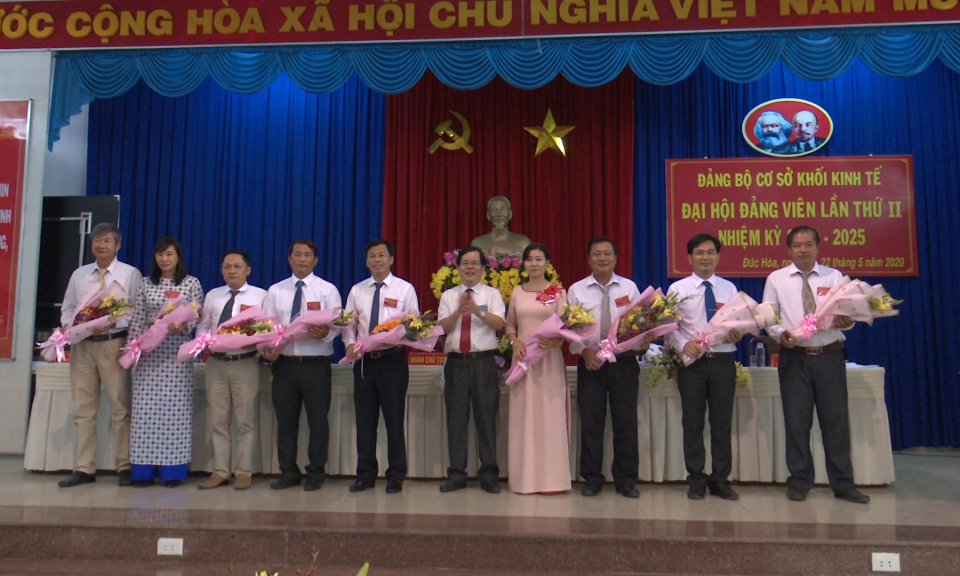 Đức Hòa: Đại hội đảng viên khối Kinh tế lần thứ 2, nhiệm kỳ 2020-2025