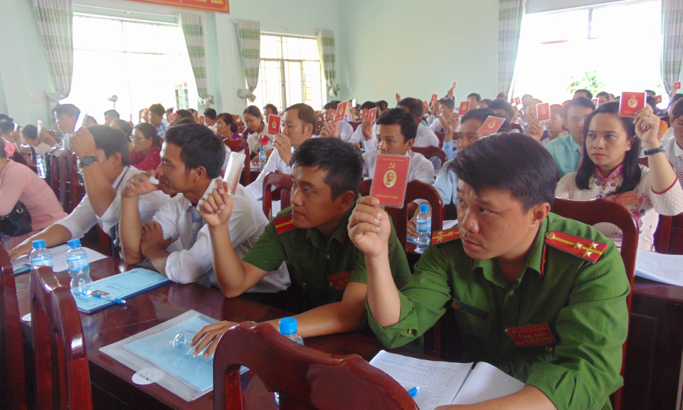 Châu Thành: Đại hội điểm Đảng bộ xã Thanh Vĩnh Đông, nhiệm kỳ 2020-2025