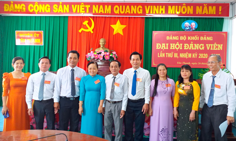 Đại hội đảng viên đảng bộ khối đảng lần thứ III, nhiệm kỳ 2020 &#8211; 2025 thành công tốt đẹp