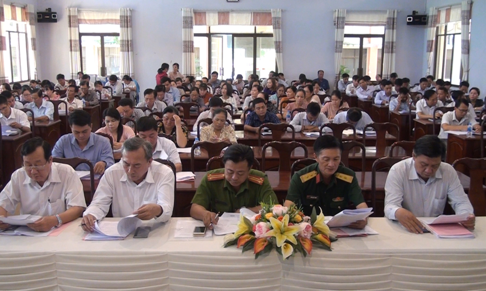 Đức Hòa: Triển khai công tác bầu cử trưởng ấp, khu phố, nhiệm kỳ 2020-2025