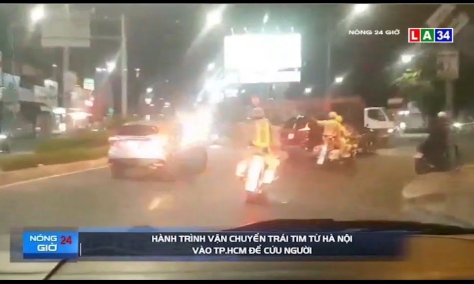 Hành trình vận chuyển trái tim từ Hà Nội vào TP.HCM để cứu người