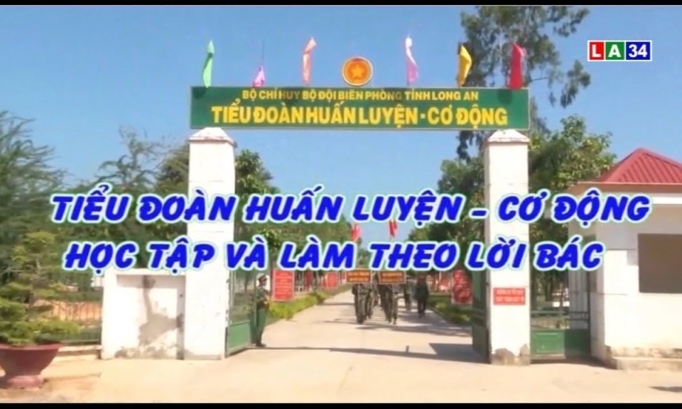 Tiểu đoàn huấn luyện &#8211; cơ động học tập và làm theo lời Bác