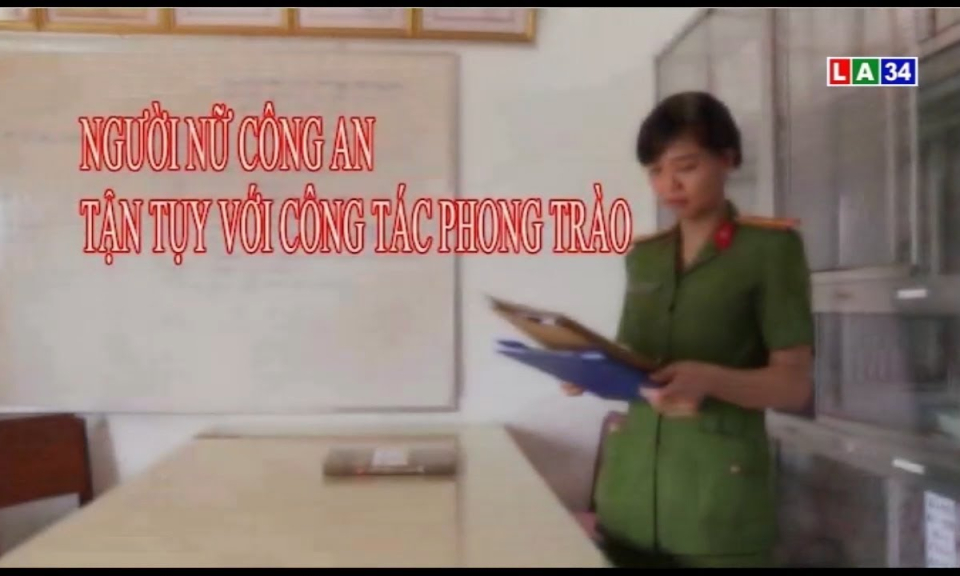 Người nữ công an tận tụy với công tác phong trào