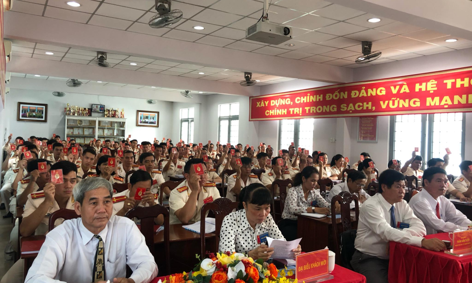 Bến Lức: Đại hội Đảng viên Đảng bộ Công an huyện lần thứ VIII thành công tốt đẹp