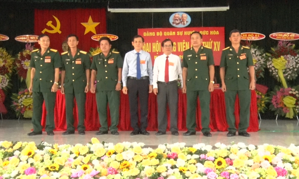 Đảng bộ quân sự huyện Đức Hòa đại hội đảng viên lần thứ XV, nhiệm kỳ 2020-2025