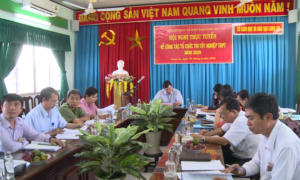 Hội nghị trực tuyến toàn quốc về công tác tổ chức thi tốt nghiệp THPT năm 2020